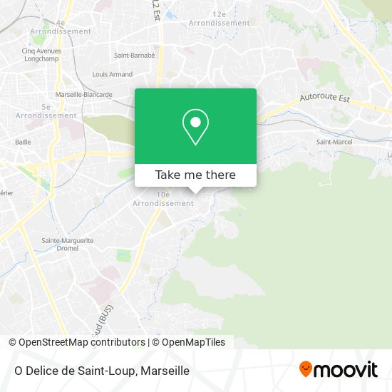 O Delice de Saint-Loup map