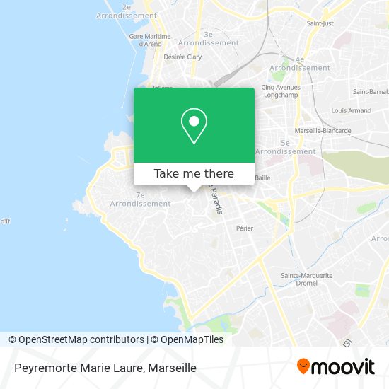 Peyremorte Marie Laure map