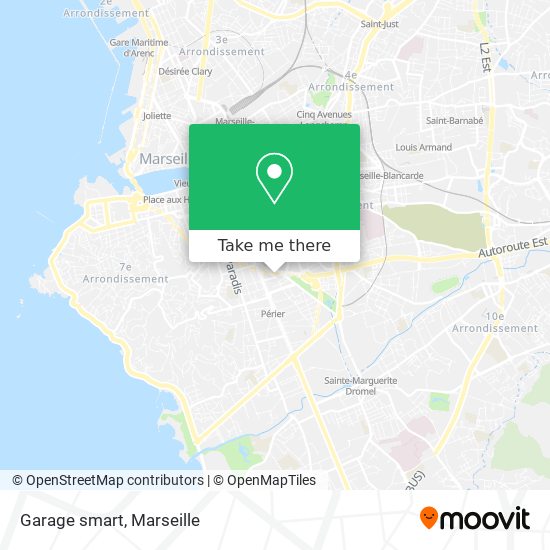 Mapa Garage smart