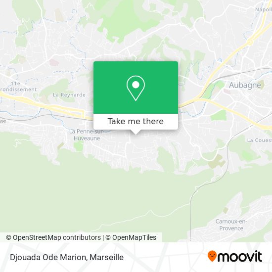 Mapa Djouada Ode Marion