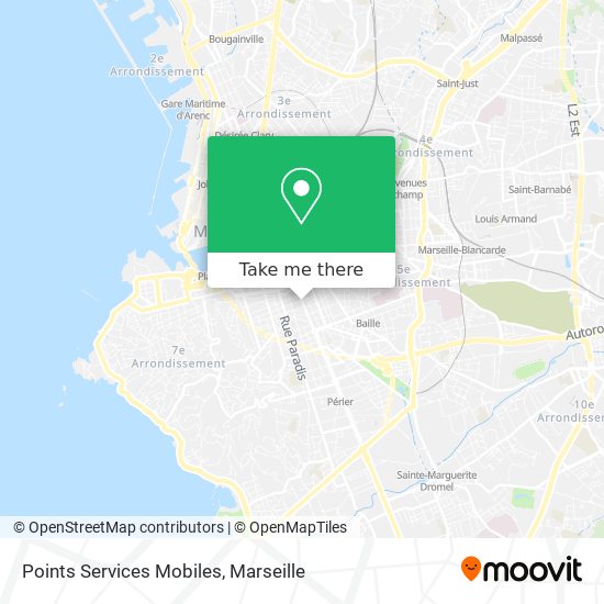 Mapa Points Services Mobiles