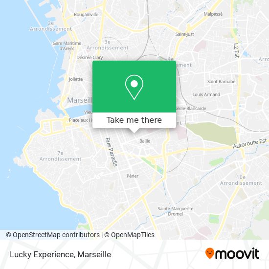 Lucky Experience map