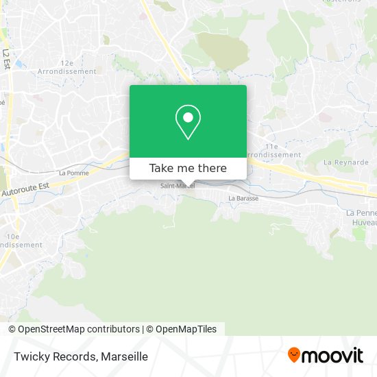 Twicky Records map
