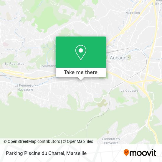 Parking Piscine du Charrel map