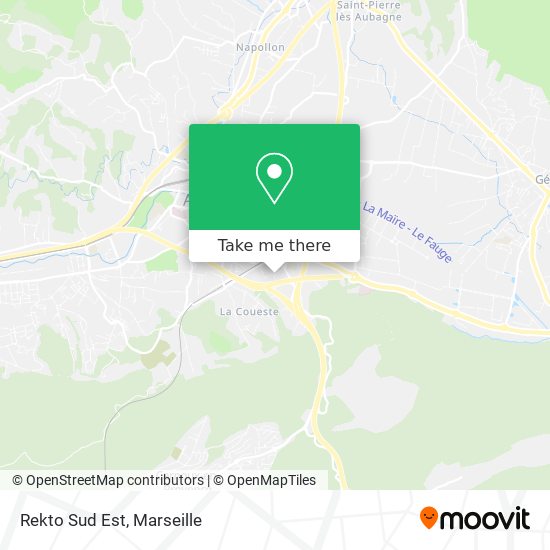 Rekto Sud Est map