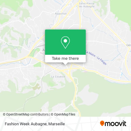 Fashion Week Aubagne map