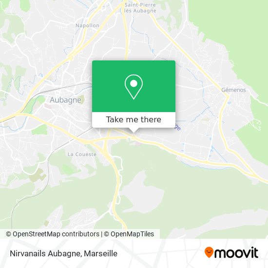 Nirvanails Aubagne map