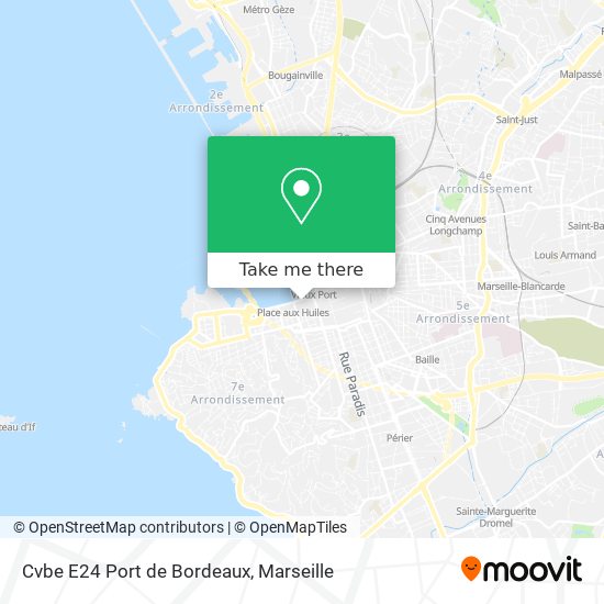 Cvbe E24 Port de Bordeaux map