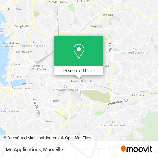 Mc Applications map