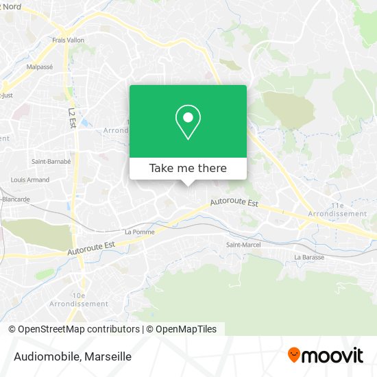 Audiomobile map