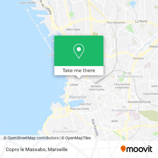 Copro le Massabo map