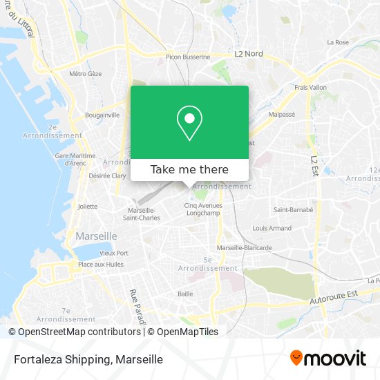 Mapa Fortaleza Shipping