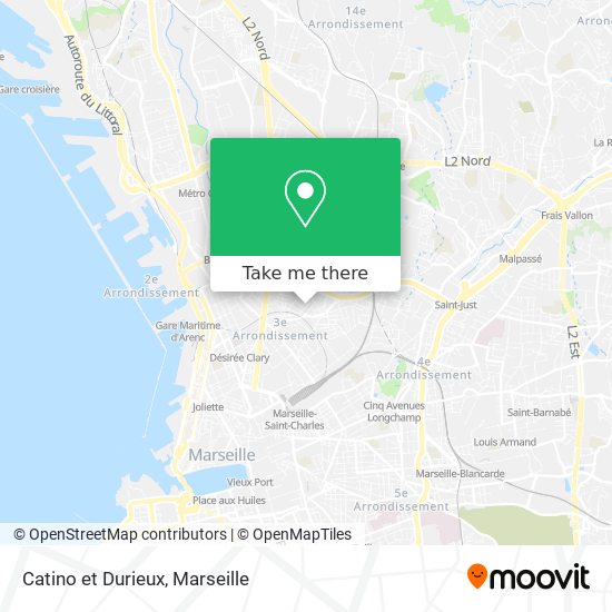 Catino et Durieux map