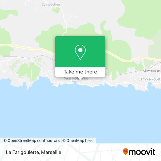 La Farigoulette map