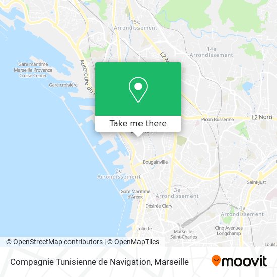 Compagnie Tunisienne de Navigation map