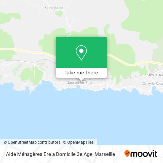 Aide Ménagères Ere a Domicile 3e Age map