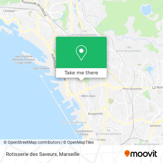 Rotisserie des Saveurs map