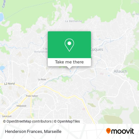Henderson Frances map