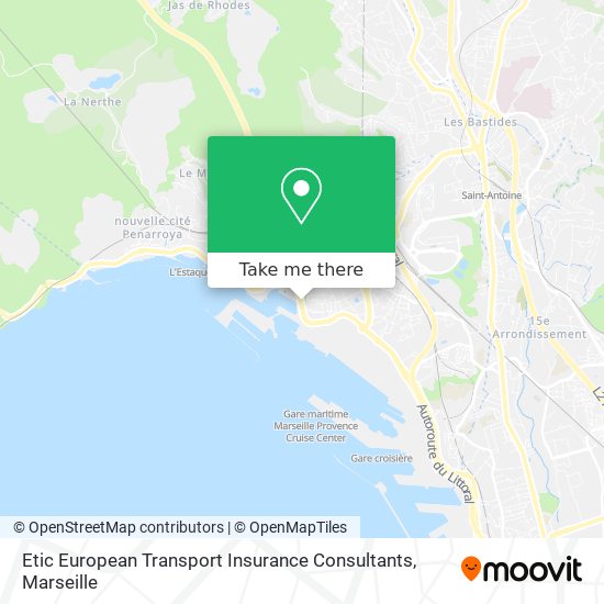 Mapa Etic European Transport Insurance Consultants