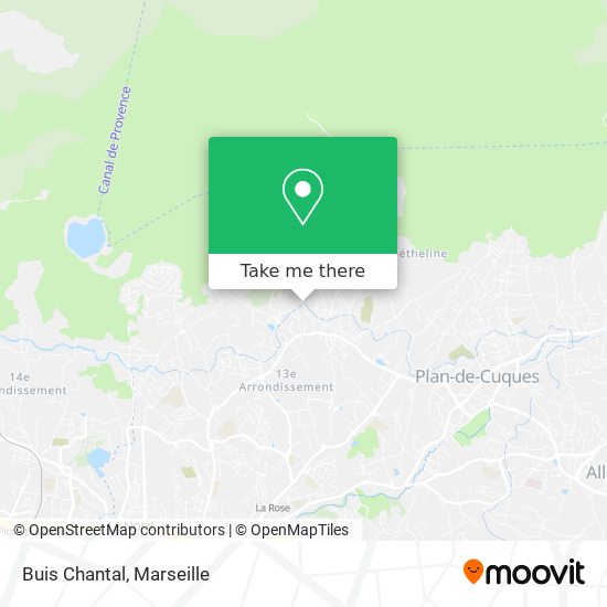 Buis Chantal map