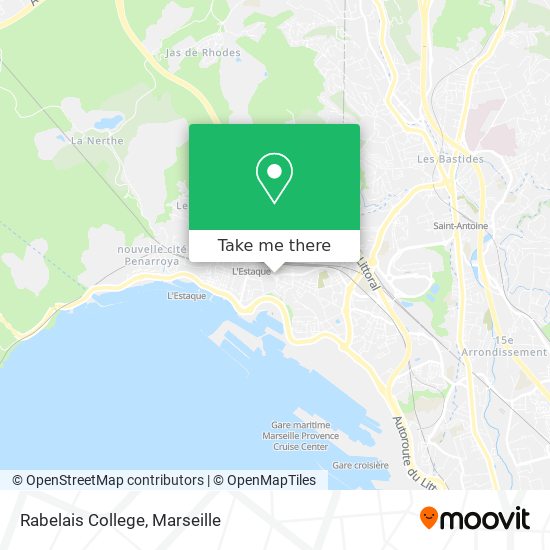 Mapa Rabelais College