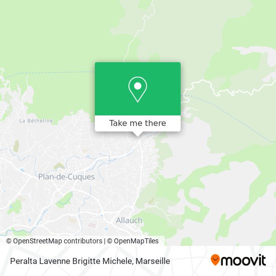 Peralta Lavenne Brigitte Michele map