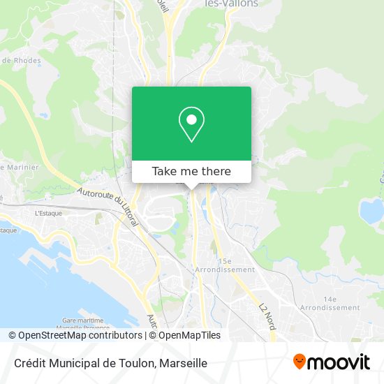 Crédit Municipal de Toulon map