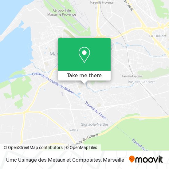 Umc Usinage des Metaux et Composites map