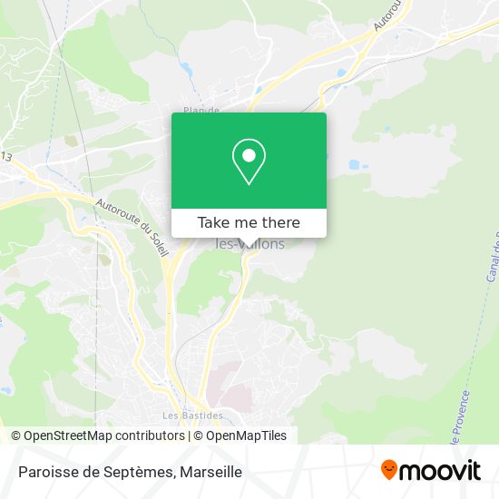 Paroisse de Septèmes map