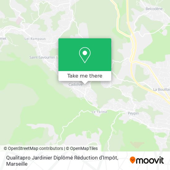 Qualitapro Jardinier Diplômé Réduction d'Impôt map