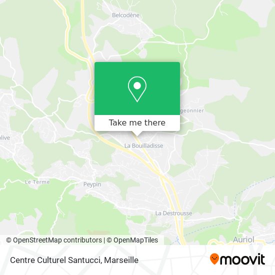 Centre Culturel Santucci map