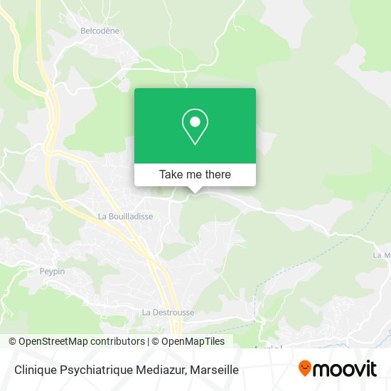 Clinique Psychiatrique Mediazur map