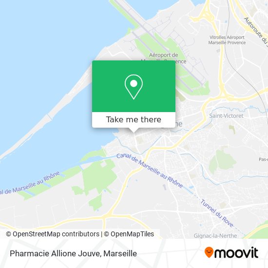 Mapa Pharmacie Allione Jouve