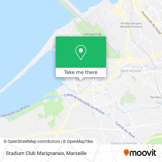 Mapa Stadium Club Marignanais