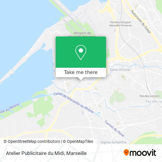 Atelier Publicitaire du Midi map