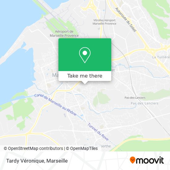 Tardy Véronique map