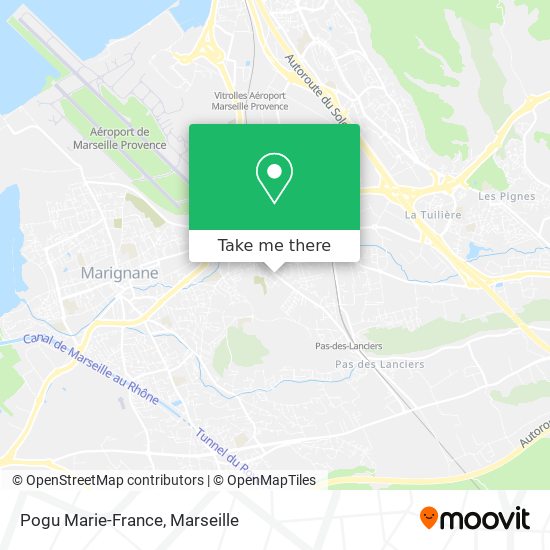 Mapa Pogu Marie-France