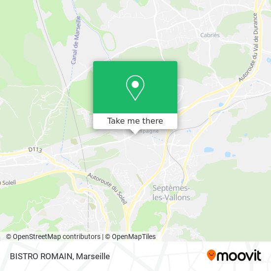 BISTRO ROMAIN map
