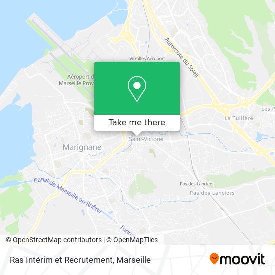 Ras Intérim et Recrutement map