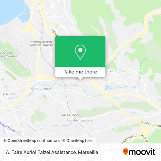 A. Faire Auriol Falzei Assistance map