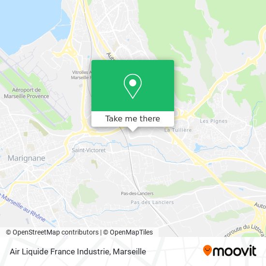 Mapa Air Liquide France Industrie