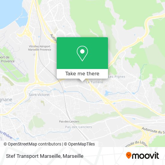 Mapa Stef Transport Marseille