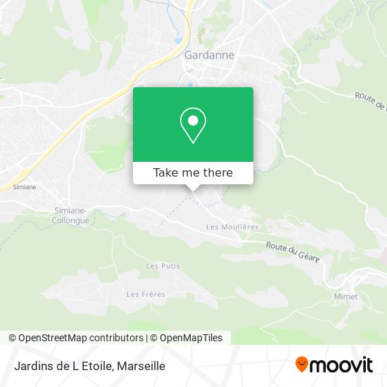 Jardins de L Etoile map