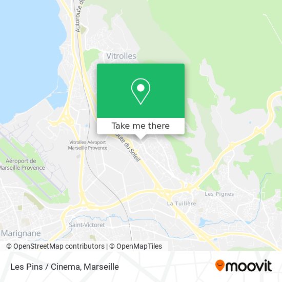 Les Pins / Cinema map