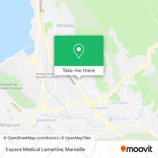 Espace Medical Lamartine map