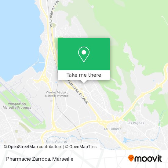 Pharmacie Zarroca map