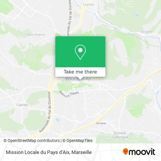 Mission Locale du Pays d'Aix map