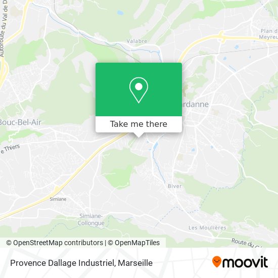 Provence Dallage Industriel map