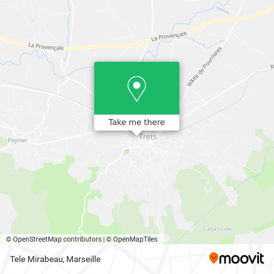 Tele Mirabeau map