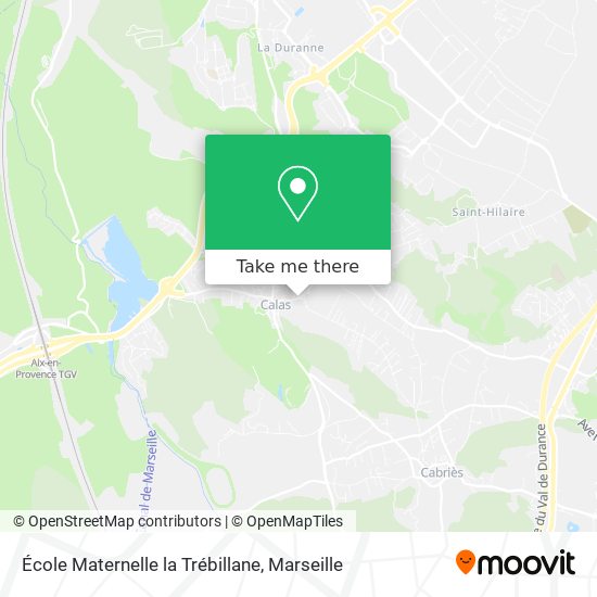 École Maternelle la Trébillane map